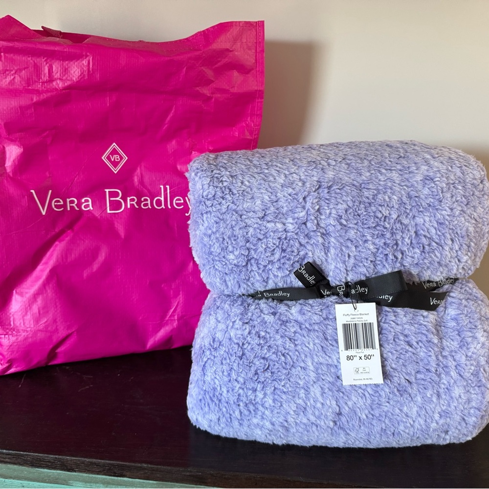 Vera Bradley Fluffy Fleece Blanket